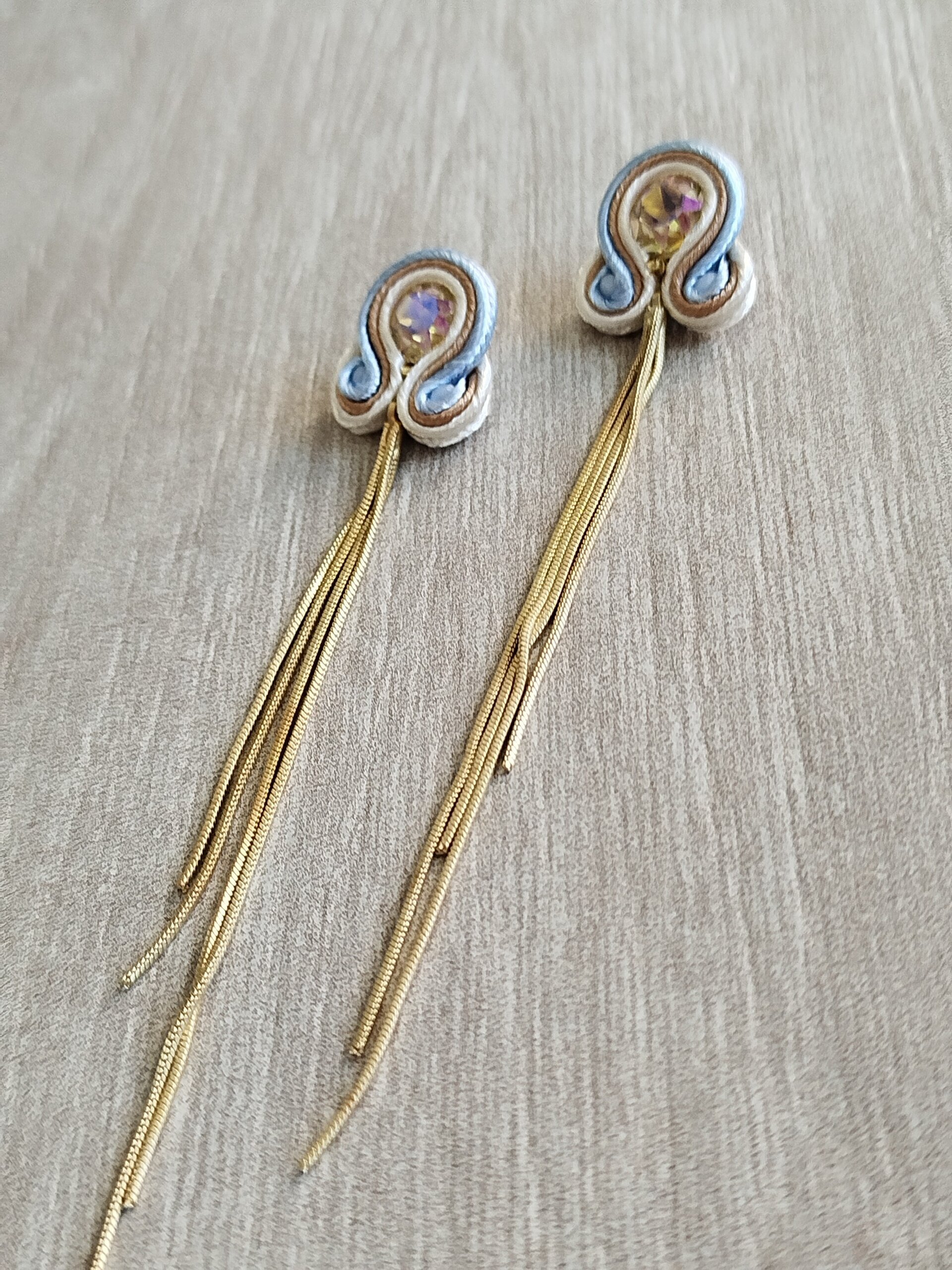 PENDIENTES SOUTACHE ESTELA - 2